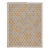 Rug & Kilim’s Scandinavian Style Rug in Grey & Gold Patterns For Sale