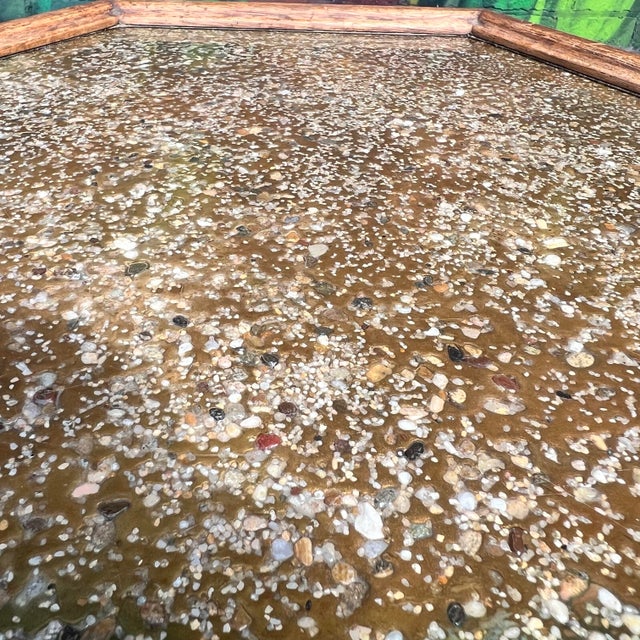 Brown Pair of John Keal for Brown Saltman Hexagonal Side Tables For Sale - Image 8 of 12