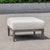 Brown Borneo White Cushion Outdoor Ottoman For Sale - Image 8 of 8