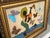 Vintage African Folk Art Iridescent Morpho Butterfly Wing Mosaic Made in Brazil For Sale - Image 12 of 15