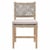 Costa Taupe White Rope Mahogany Dining Chair Set of 2 by Essentials for Living For Sale - Image 4 of 8