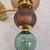 1990s Petrol Blue, Beige Murano Glass Sconces - a Pair For Sale - Image 10 of 15