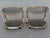 Metal German Brass Rollable Nightstands with Toned Glass Shelves, 1970s, Set of 2 For Sale - Image 7 of 9
