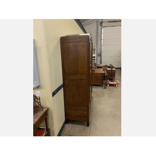 Brown Vintage Art Deco Wardrobe, 1930 For Sale - Image 8 of 12