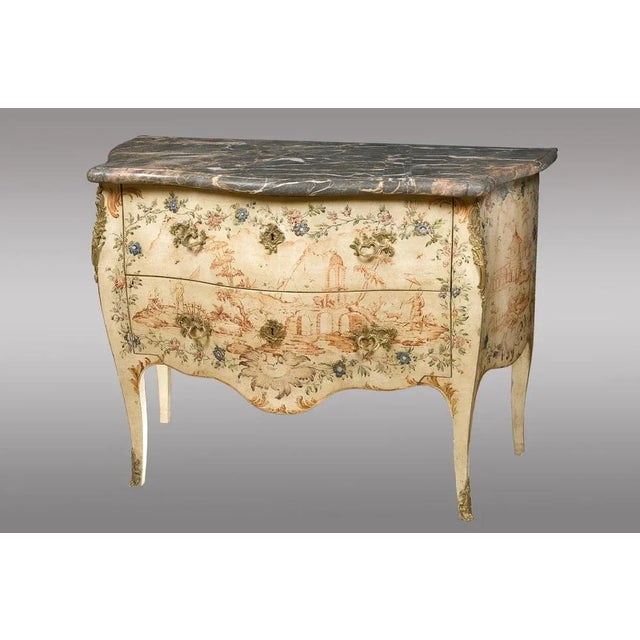 Louis XV Genoese Painted Chest of Drawers For Sale - Image 12 of 12