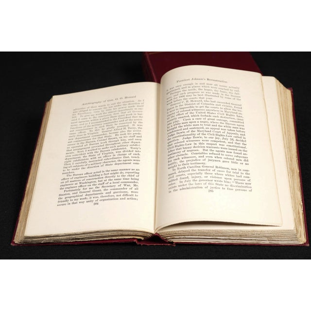 1900 - 1909 Autobiography of Oliver Otis Howard, Two-Volume Set With Signed Note For Sale - Image 5 of 10