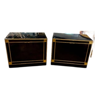 Pair of Pierre Cardin Manner Side Cabinets For Sale