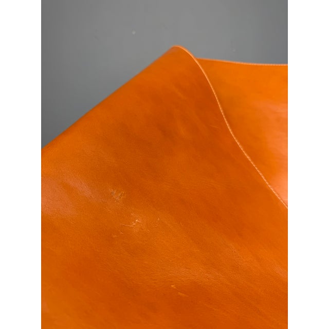 AP-14 Armchair in Cognac Leather by Pierre Paulin for AP Polak, 1955 For Sale - Image 11 of 18