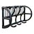 Asian Rattan Bentwood Hat/Coat Rack For Sale
