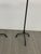 Late 20th Century Black Iron Tripod Candlesticks, Pair For Sale - Image 5 of 12
