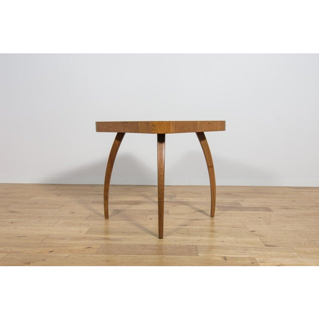 1950s Vintage H-259 Coffee Table by Jindřich Halabala for Up Závody, Czechoslovakia, 1950s For Sale - Image 5 of 12