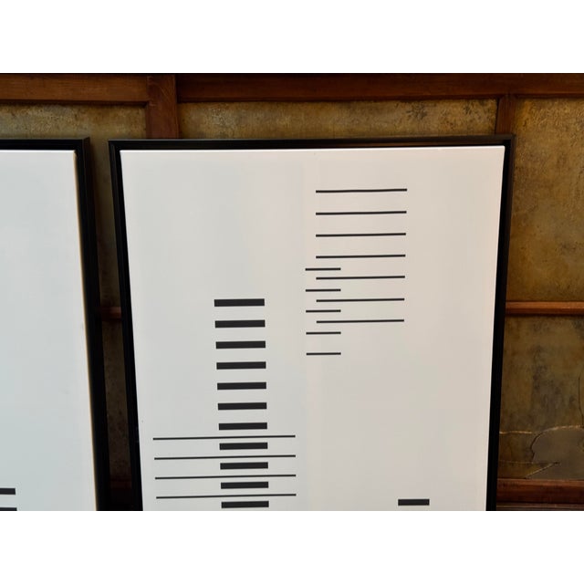 Paper Calligaris Prints in the Style of Josef Alber, Pair For Sale - Image 7 of 12