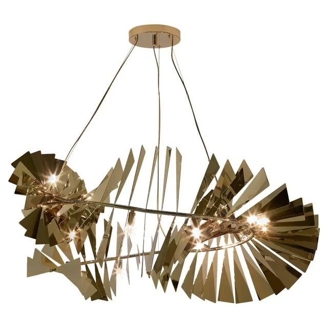Metal Revolution Suspension Lamp by Memoir Essence For Sale - Image 7 of 7