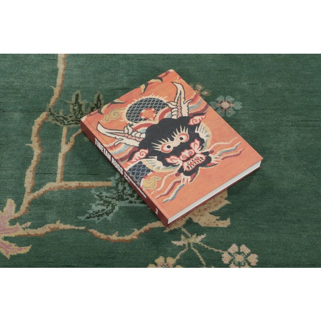 Chinese Art Deco Style Floral Wool Rug by Rug & Kilim, India For Sale - Image 9 of 9