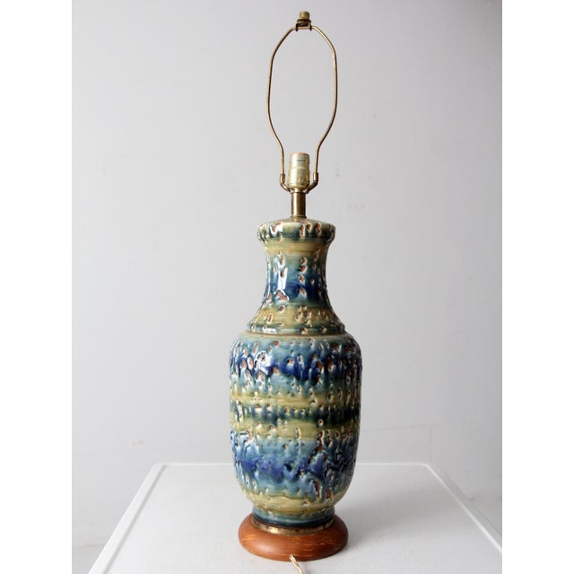 Ceramic Mid Century Ceramic Table Lamp For Sale - Image 7 of 12