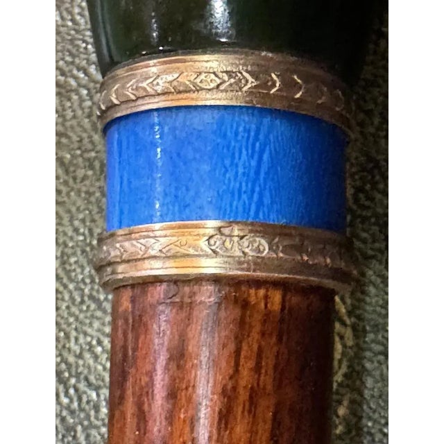 Antique Russian Silver Gilt and Jade Enamel Walking Stick, 1800s For Sale - Image 10 of 11
