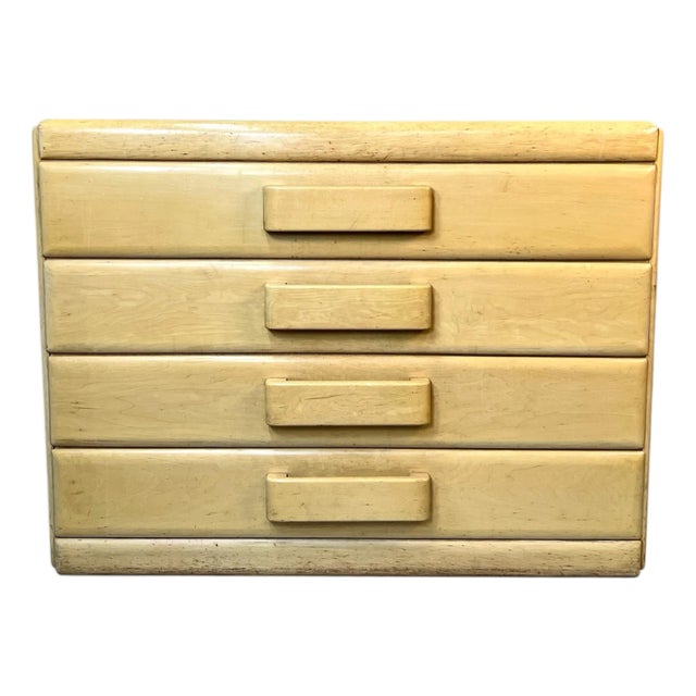1930s American Modern Streamline Chest of Drawers For Sale