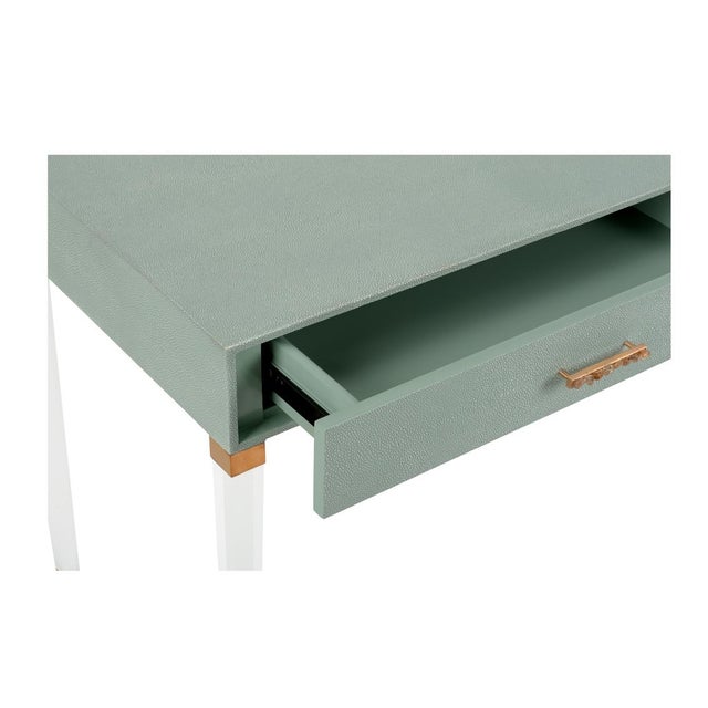 2020s Shagreen Camilla Desk, Mint For Sale - Image 5 of 8