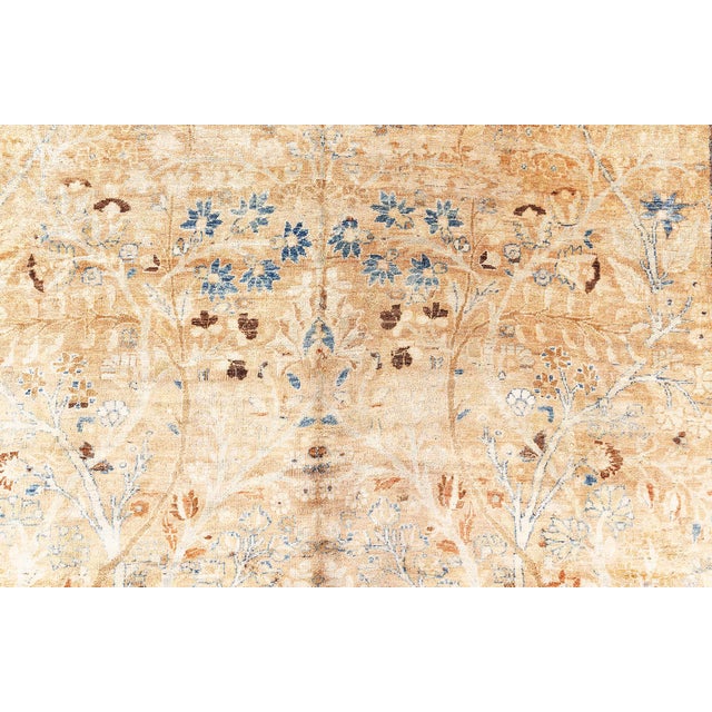 Antique Persian Tabriz Rug For Sale - Image 9 of 9