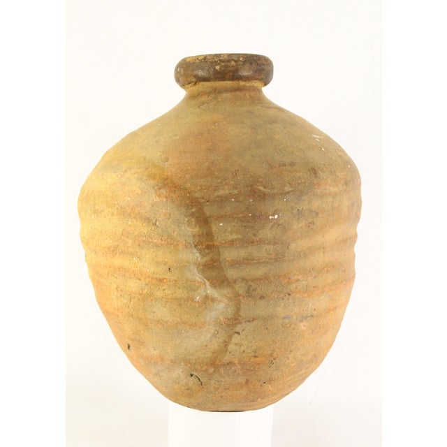 Spanish Colonial Redware Terracotta Amphorae Jar for Fine Wines For Sale - Image 10 of 18