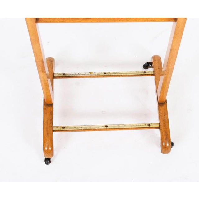 Vintage Walnut Valet Clothes Stand, Late 20th Century For Sale - Image 6 of 9