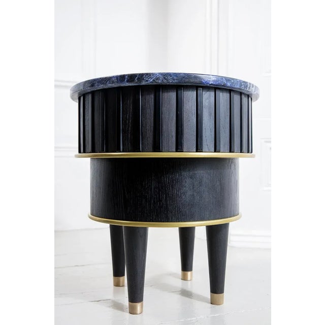 Contemporary Greta Side Table by Felice James For Sale - Image 3 of 7