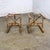 Late 20th Century Campaign Style Double Pedestal Dining Table by McGuire Bamboo Bases & Glass Top For Sale - Image 10 of 18