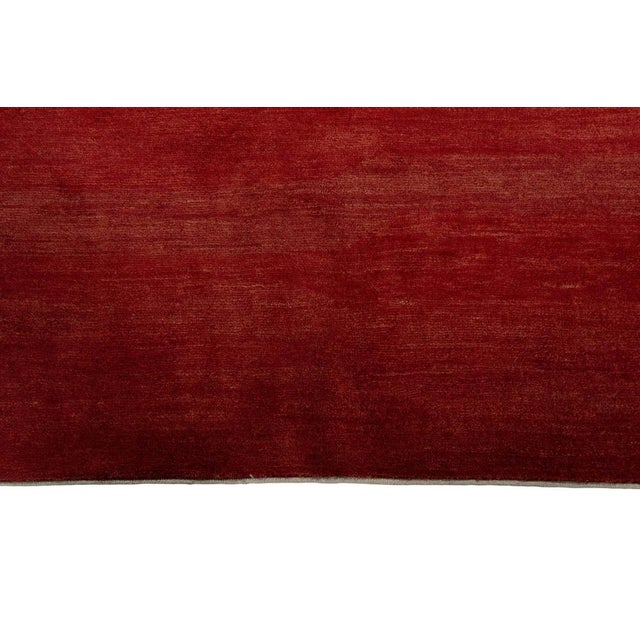 Hand-Knotted Gabbeh Loribaft Rug For Sale - Image 6 of 11