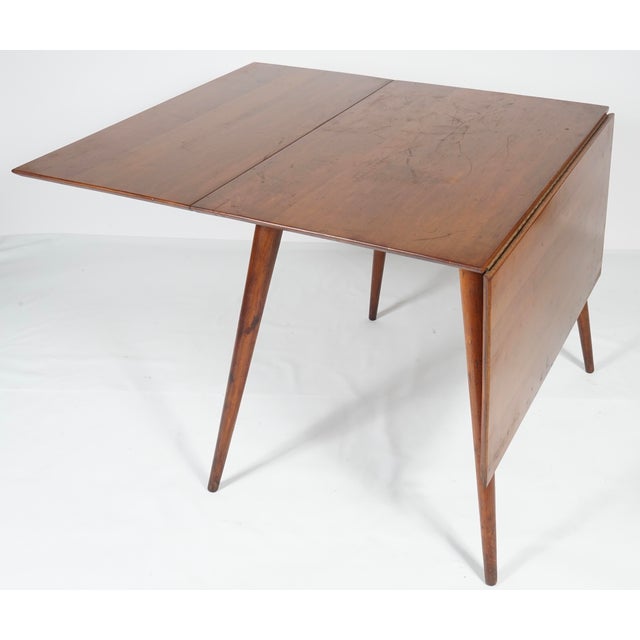 1960s Paul McCobb Planner Group Solid Maple Drop Leaf Dining Table For Sale In Miami - Image 6 of 10