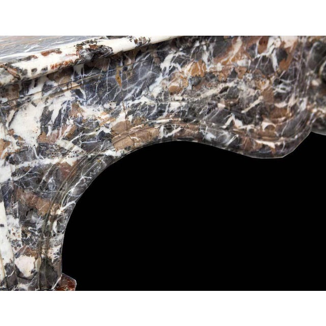 18th century, louis xvi fireplace mantel in rare rouge royal marble. H 46 in. X w 63 in. X d 11 in. H 116.84 cm x w 160.02...