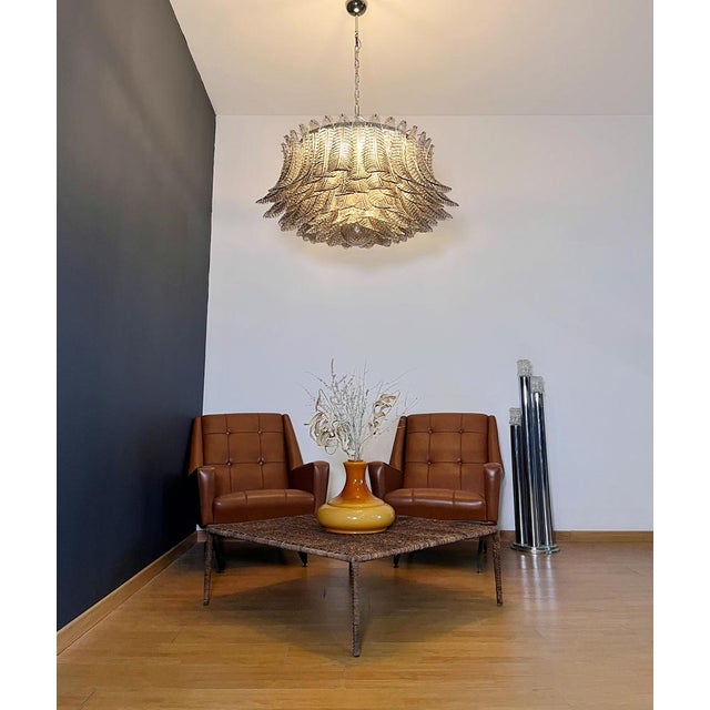 Large Murano Glass Chandelier, 1990 For Sale - Image 18 of 18