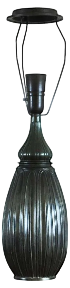 Large Metal Disko Table Lamp by Just Andersen, Denmark