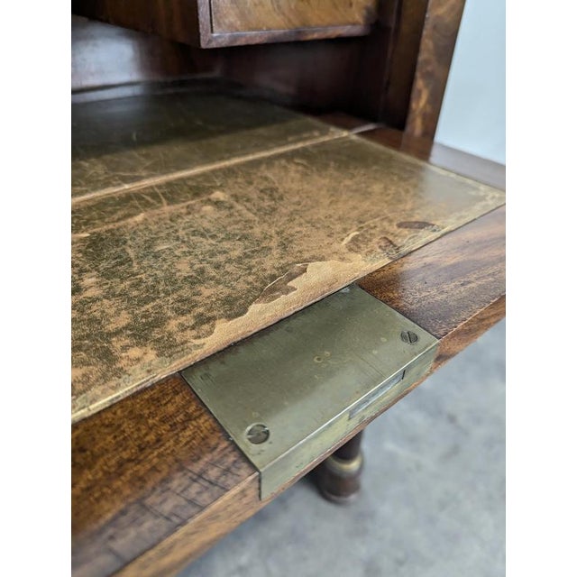 Empire Style Dressing Table in Flamed Mahogany For Sale - Image 9 of 14