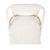 Tenor 18.5 in. Seat Height Rattan Side Dining Chair with Back, Smooth White For Sale - Image 11 of 11