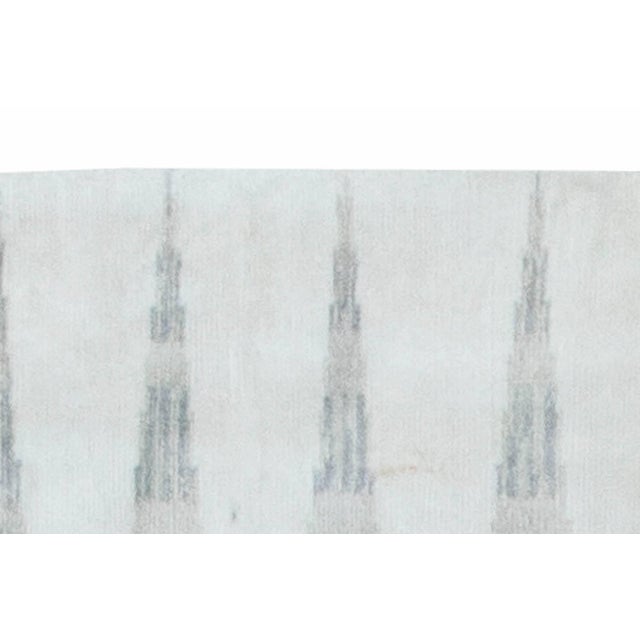 Modern Modern Minimalist Silk Pile Runner by Doris Leslie Blau For Sale - Image 3 of 6
