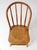 Brown Antique Wood Windsor Bow Back Spindle Farmhouse Chair For Sale - Image 8 of 14