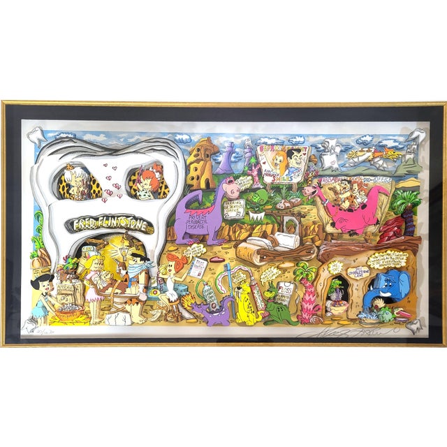 Fresh from a phenomenal Connecticut Dentist's estate, we have a great pleasure to offer you this Large ORIGINAL Framed...