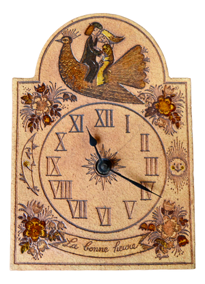 Les amoureux de Peynet Clock by Roger Capron, France, Vallauris
