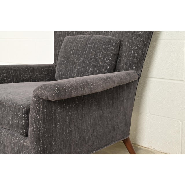 Gray Paul McCobb Planner Group Mid-Century Modern Upholstered Lounge Chair, 1950s For Sale - Image 8 of 12