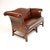 Antique Leather Hump Back Sofa, 1920s For Sale - Image 3 of 13