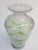 Vintage Foam Glass Vase with Green Thread Decor by Johann Lötz Witwe for Spiegelau For Sale - Image 4 of 6