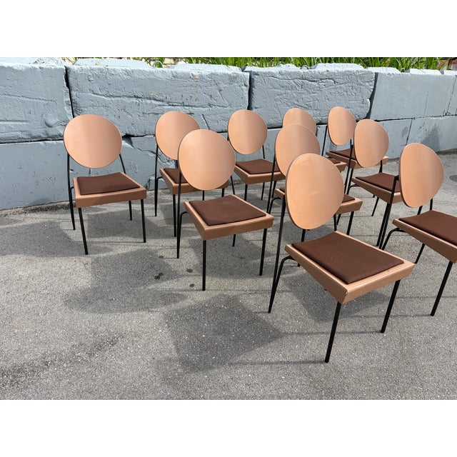Set of Ten Attributed to Dakota Jackson Vik-Ter Dining Chairs For Sale - Image 18 of 18
