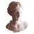 1980s Santini Italy Genuine Carrara Marble Bust Sculpture For Sale
