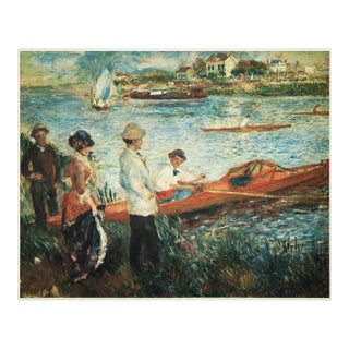 1977 After Auguste Renoir "Oarsmen at Chatou", Large Full-Color Print For Sale