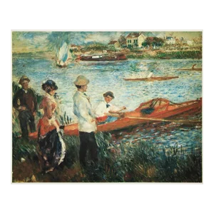 1977 After Auguste Renoir "Oarsmen at Chatou", Large Full-Color Print