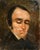 A hauntingly intimate and deeply evocative work of 19th-century portraiture, this circa 1860 oil painting on canvas...