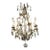 Bronze and Crystal Chandelier For Sale
