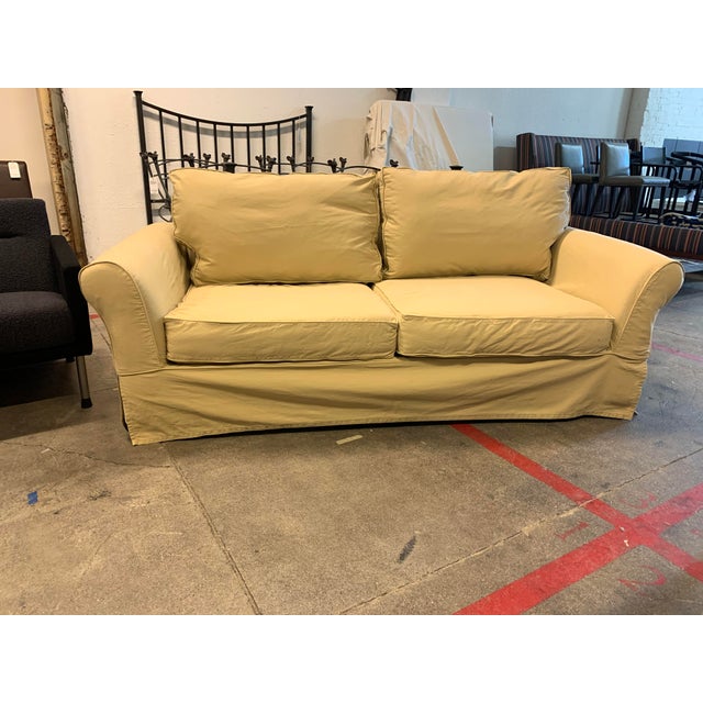 Pottery Barn Comfort Rolled Arm Sofa Slipcover Chairish