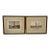 Pair of 19th C. French Architectural Engravings of Place Vendôme Custom Framed by J. Pocker & Son, Nyc For Sale