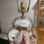 Glass Vintage Glass Seashell Lamp For Sale - Image 7 of 7